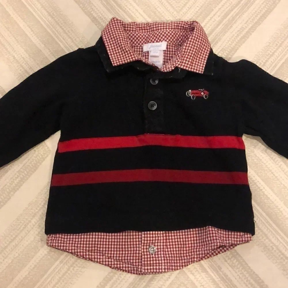 Jacadi Baby Boys Collared Shirt on Shirt